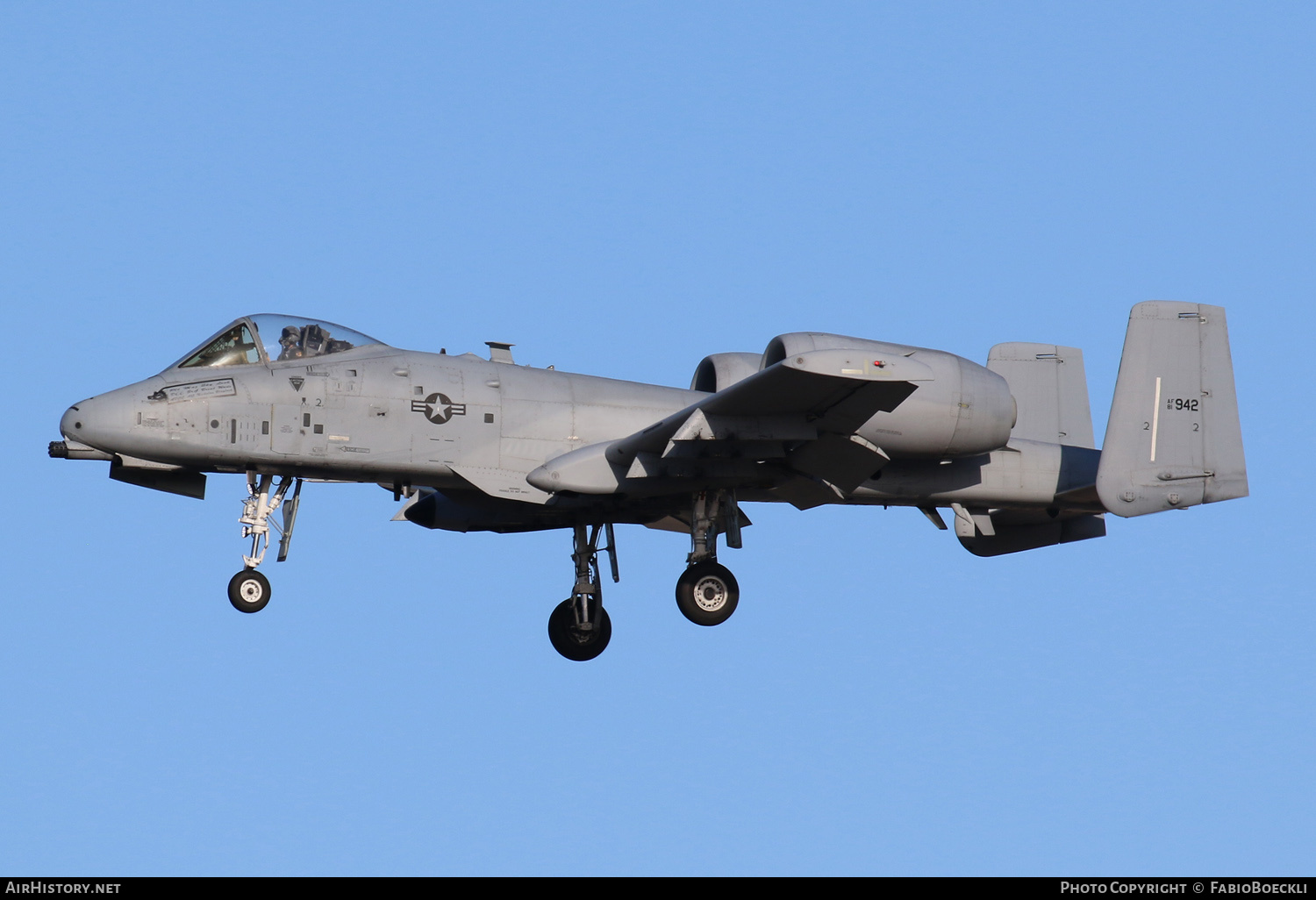 Aircraft Photo of 81-0942 / AF81-942 | Fairchild A-10C Thunderbolt II | USA - Air Force | AirHistory.net #549509