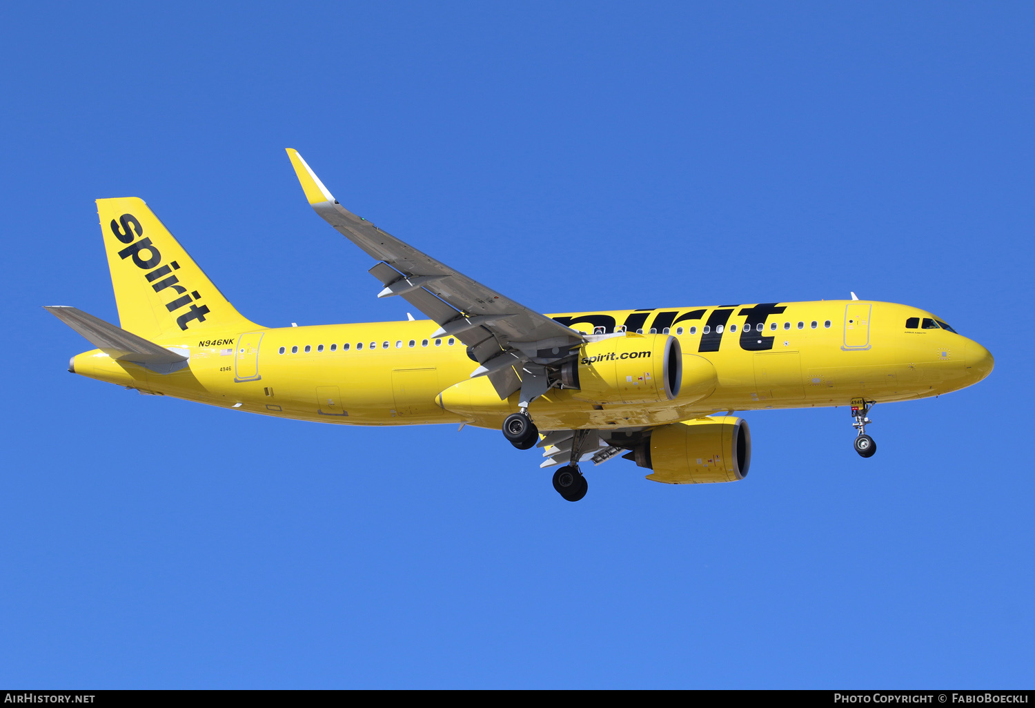 Aircraft Photo of N946NK | Airbus A320-271N | Spirit Airlines | AirHistory.net #549531