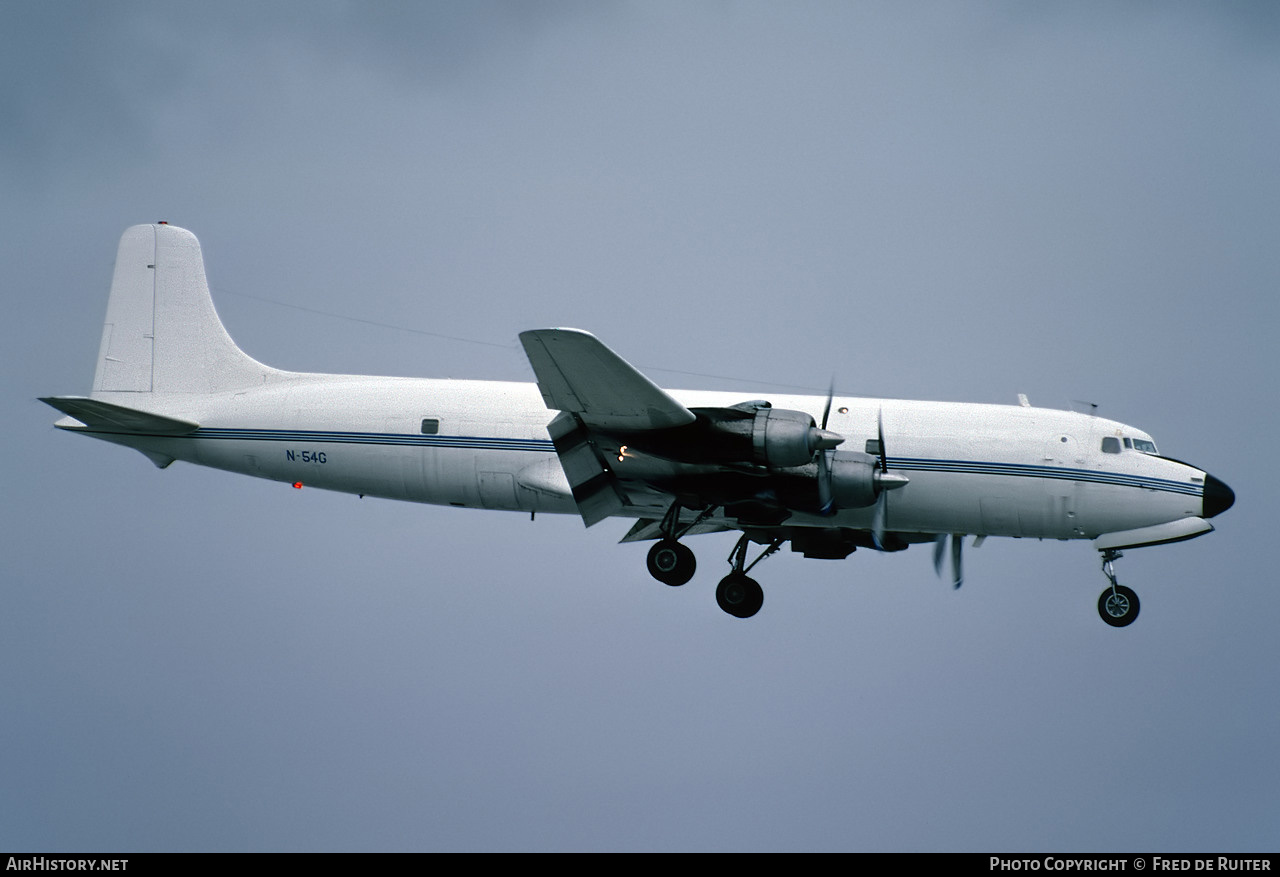 Aircraft Photo of N54G | Douglas C-118A Liftmaster (DC-6A) | AirHistory.net #549547