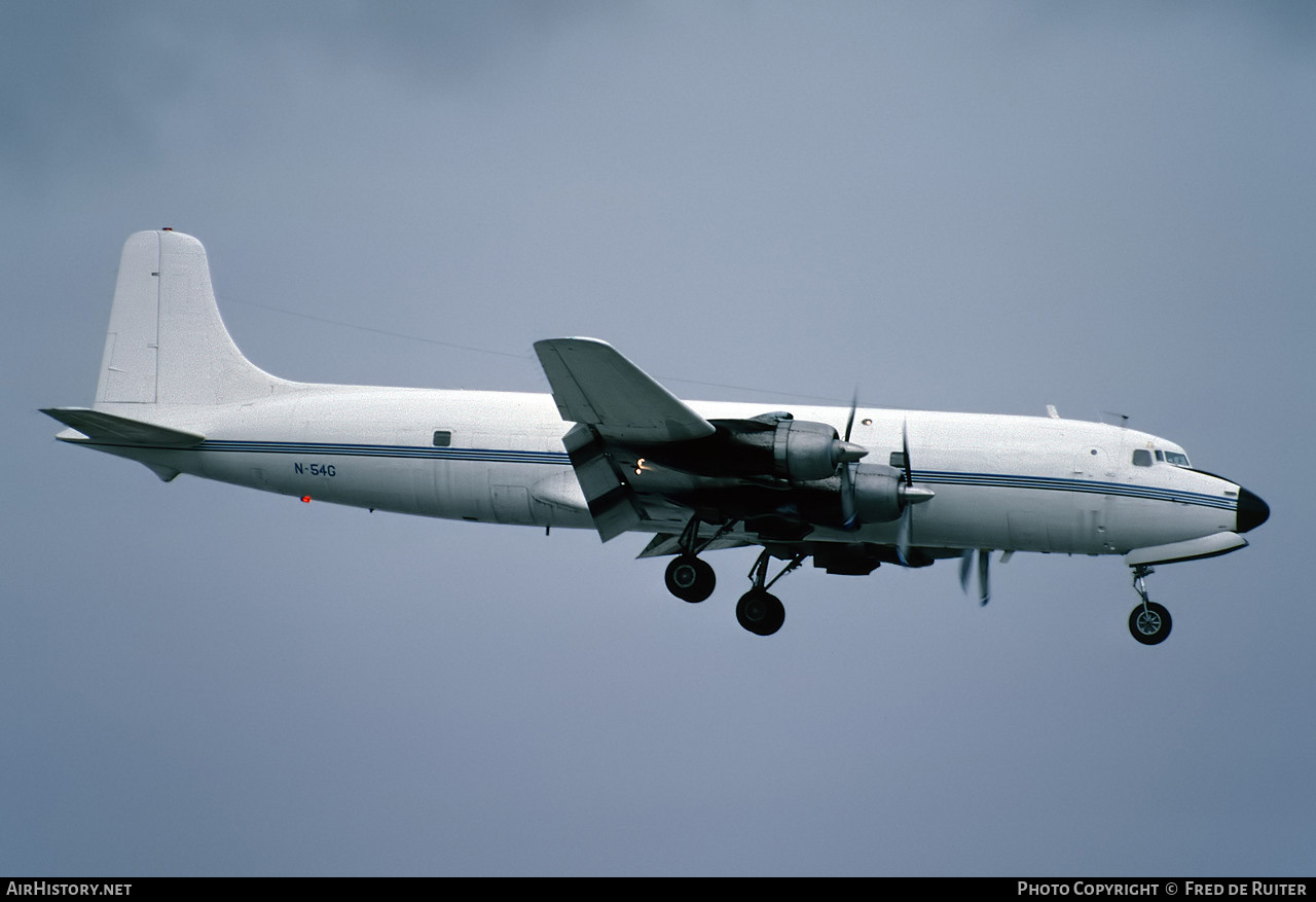 Aircraft Photo of N54G | Douglas C-118A Liftmaster | AirHistory.net #549547