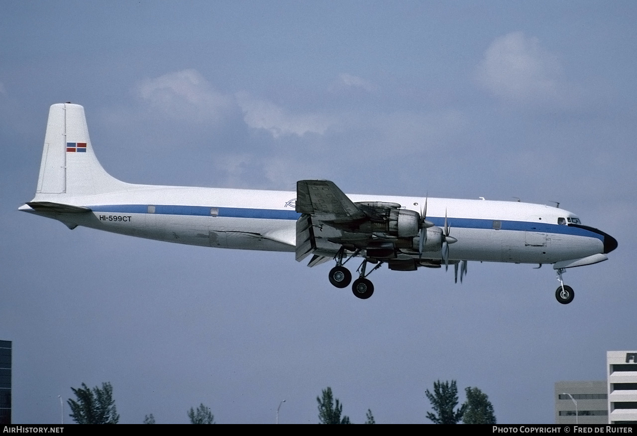 Aircraft Photo of HI-599CT | Douglas DC-7C(F) | Aerochago | AirHistory.net #549555