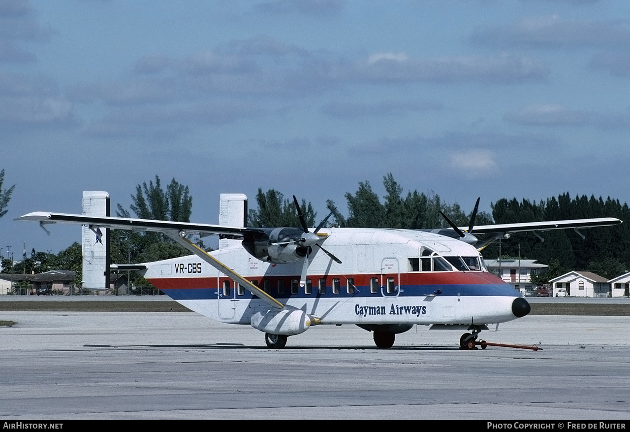 Aircraft Photo of VR-CBS | Short 330-200 | Cayman Airways | AirHistory.net #549559