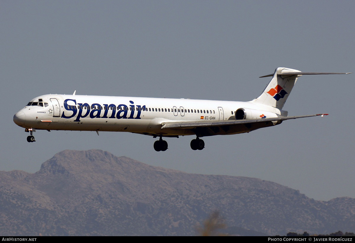 Aircraft Photo of EC-GHH | McDonnell Douglas MD-83 (DC-9-83) | Spanair | AirHistory.net #549575