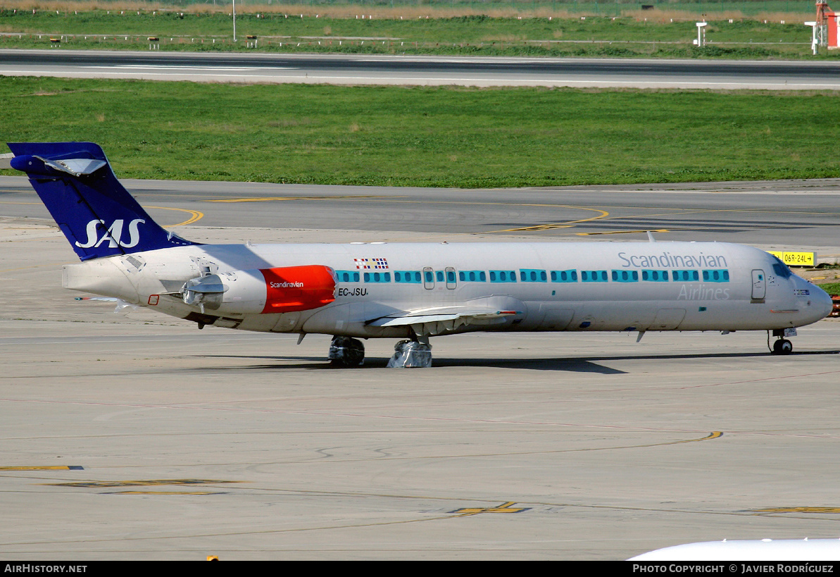 Aircraft Photo of EC-JSU | McDonnell Douglas MD-87 (DC-9-87) | Scandinavian Airlines - SAS | AirHistory.net #549578