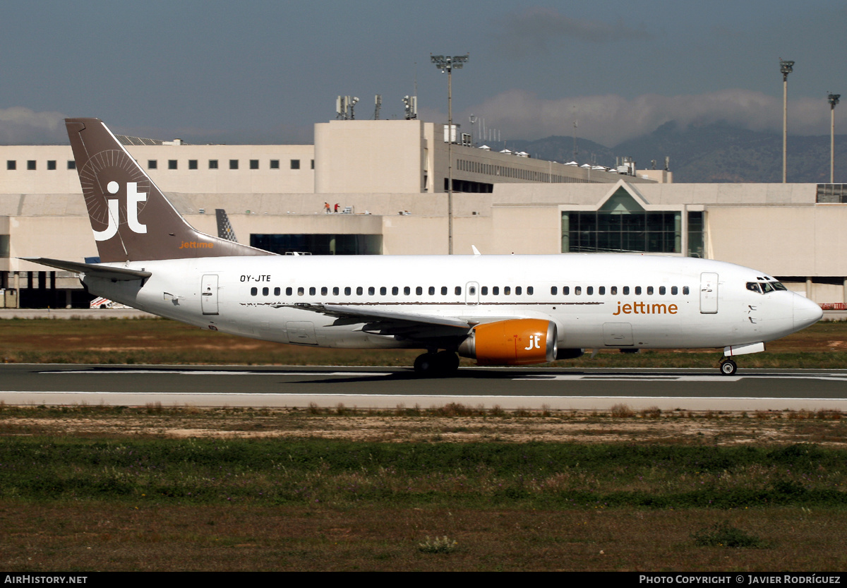 Aircraft Photo of OY-JTE | Boeing 737-3L9 | Jettime | AirHistory.net #549594