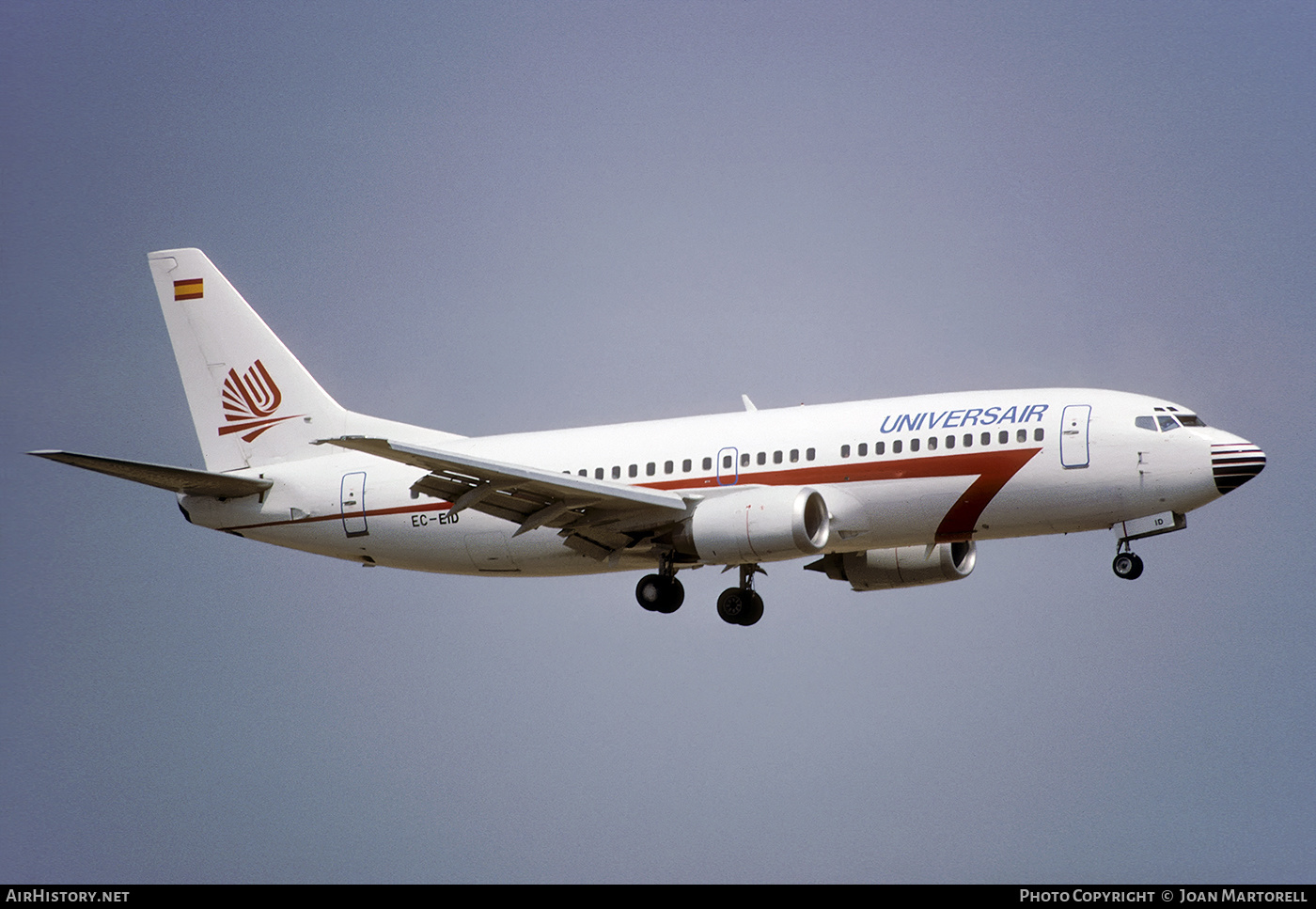 Aircraft Photo of EC-EID | Boeing 737-3T0 | Universair | AirHistory.net #549599