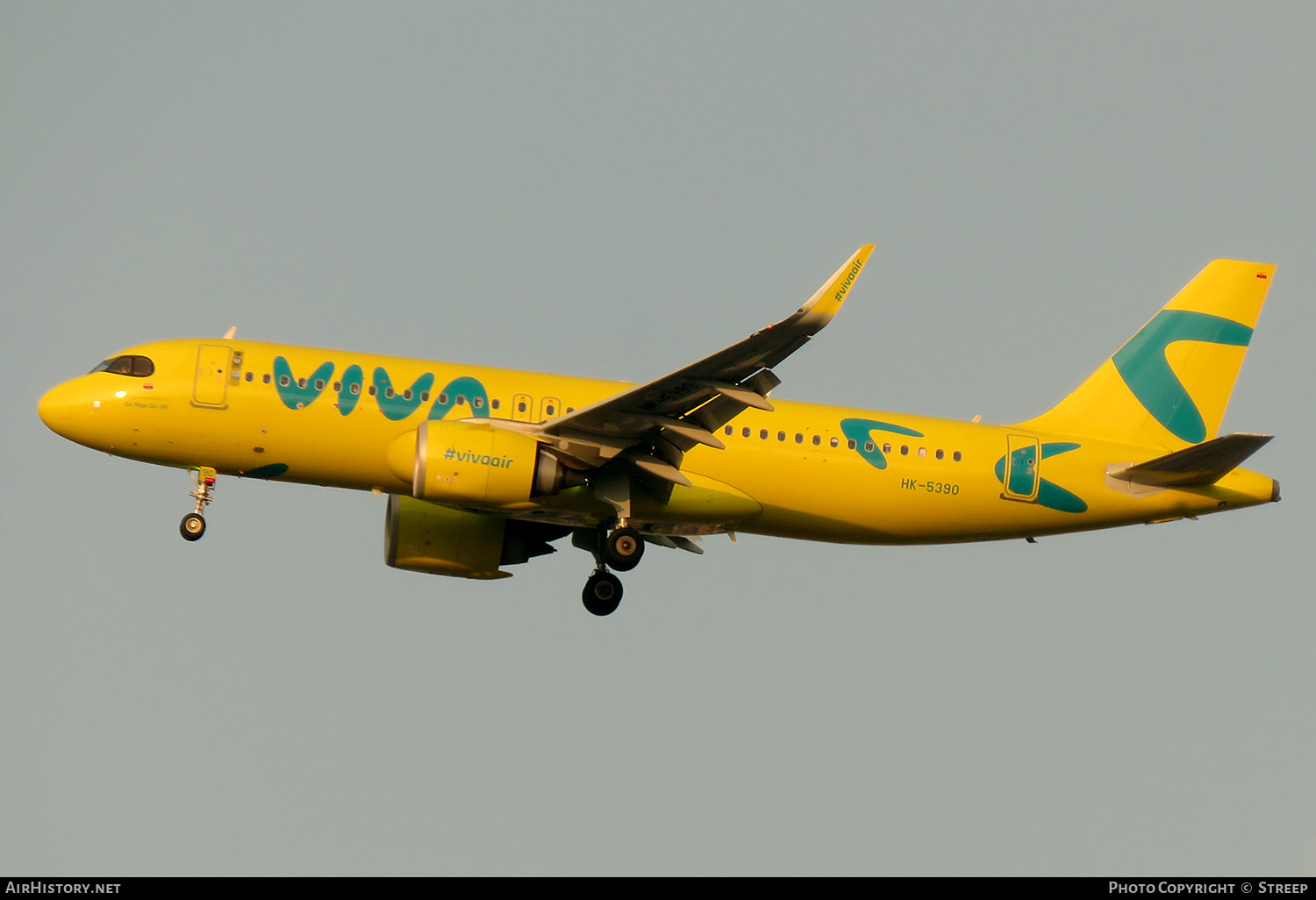 Aircraft Photo of HK-5390 | Airbus A320-251N | Viva Air | AirHistory.net #549608