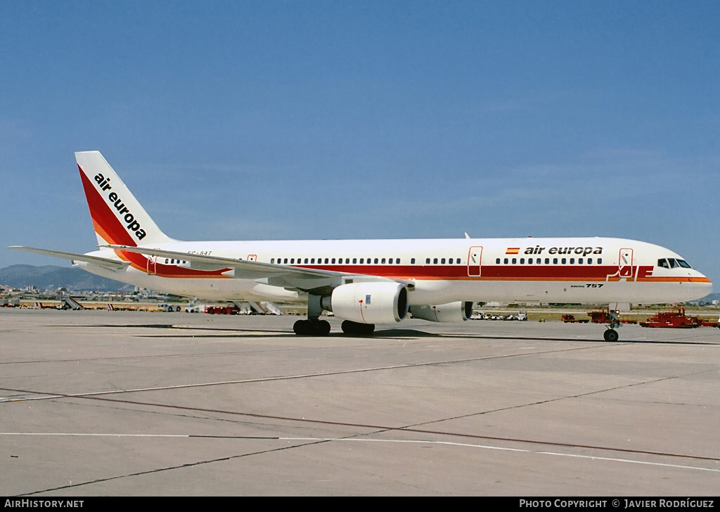Aircraft Photo of EC-847 | Boeing 757-236 | Air Europa | AirHistory.net #549625