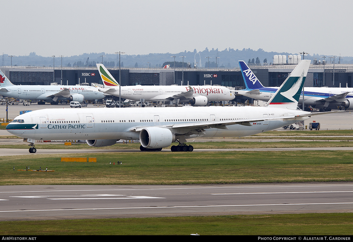 Aircraft Photo of B-KQT | Boeing 777-367/ER | Cathay Pacific Airways | AirHistory.net #549629