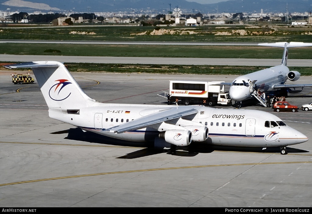 Aircraft Photo of D-AJET | British Aerospace BAe-146-200 | Eurowings | AirHistory.net #549646