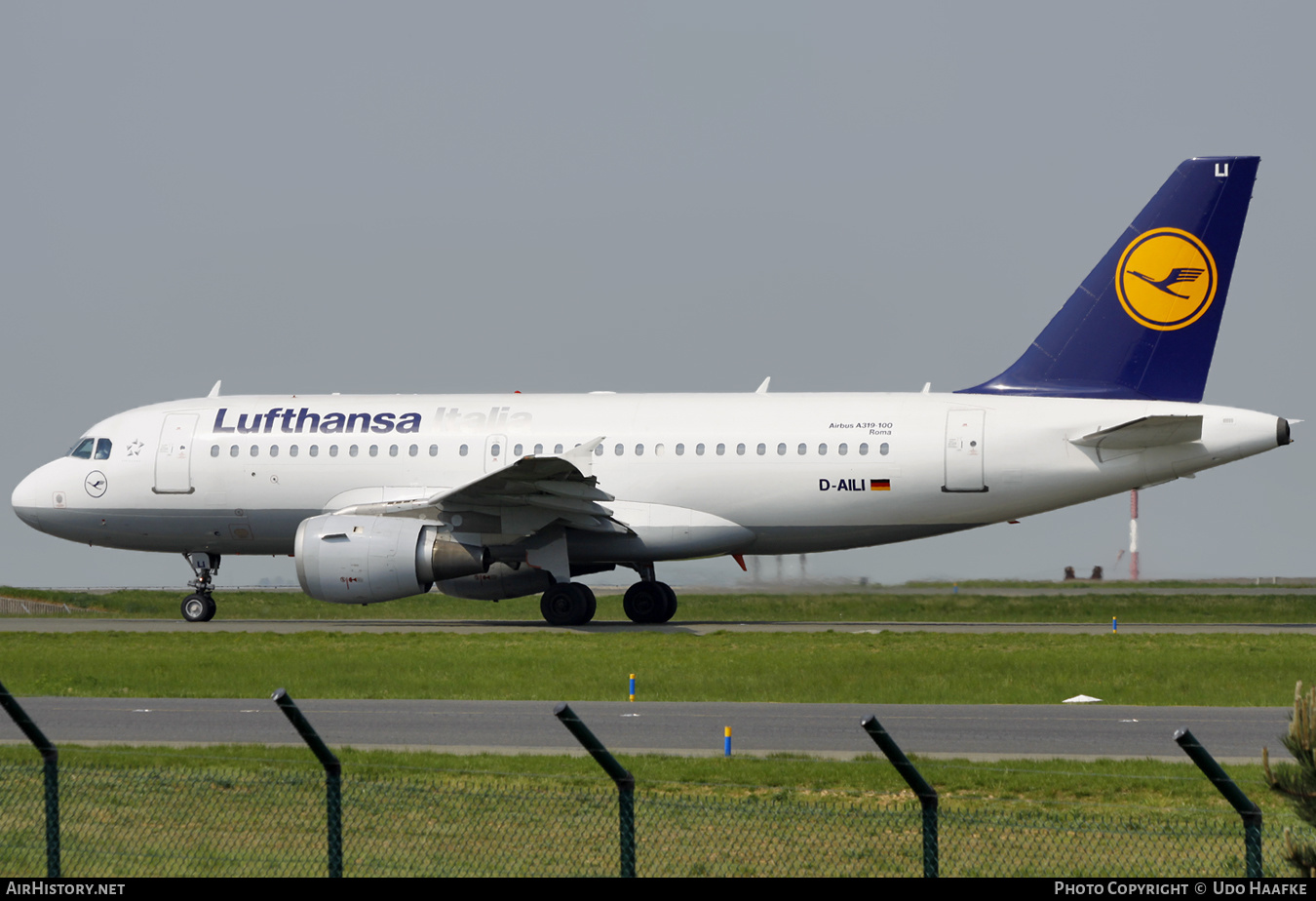 Aircraft Photo of D-AILI | Airbus A319-114 | Lufthansa Italia | AirHistory.net #549669