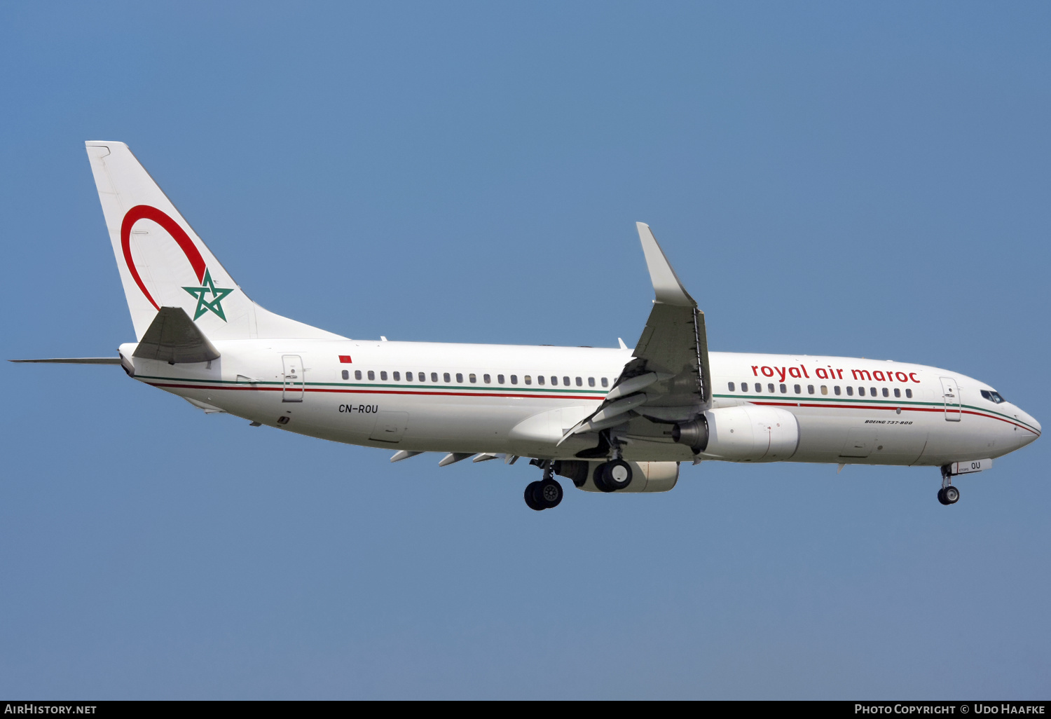 Aircraft Photo of CN-ROU | Boeing 737-8B6 | Royal Air Maroc - RAM | AirHistory.net #549672