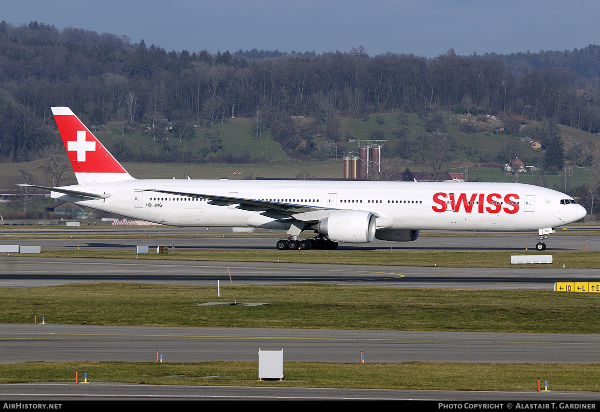 Aircraft Photo of HB-JNG | Boeing 777-300/ER | Swiss International Air Lines | AirHistory.net #549686