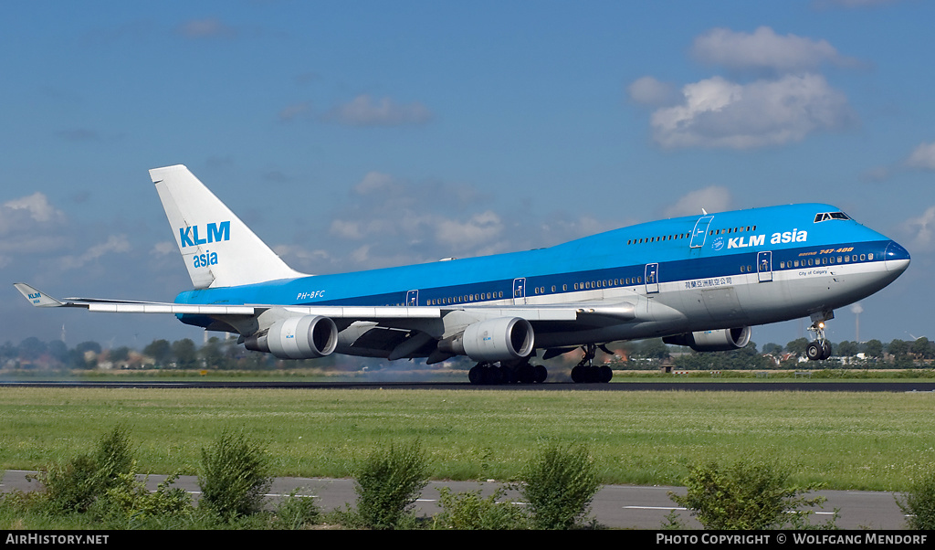 Aircraft Photo of PH-BFC | Boeing 747-406M | KLM Asia | AirHistory.net #549715