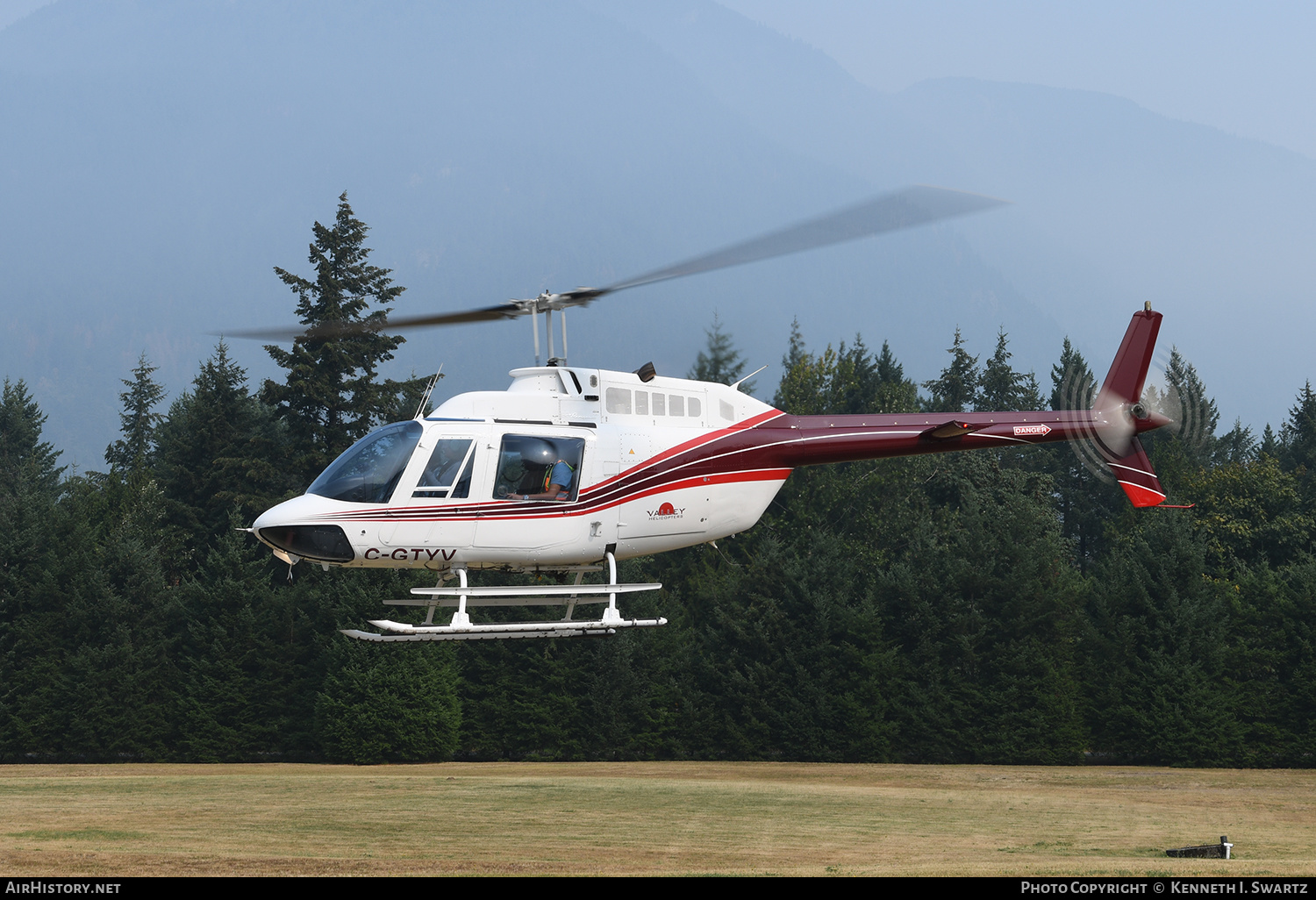 Aircraft Photo of C-GTYV | Bell 206B JetRanger II | Valley Helicopters | AirHistory.net #549716