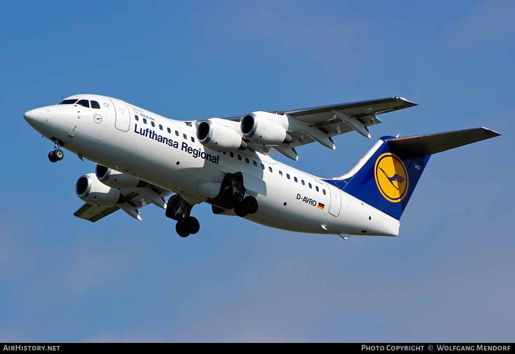 Aircraft Photo of D-AVRO | British Aerospace Avro 146-RJ85 | Lufthansa Regional | AirHistory.net #549717