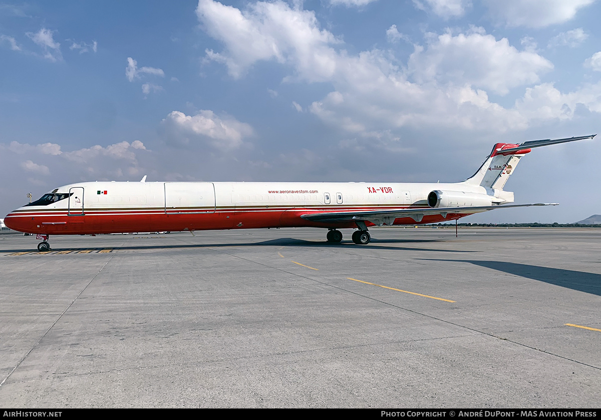 Aircraft Photo of XA-VDR | McDonnell Douglas MD-83/SF (DC-9-83) | Aeronaves TSM - Transportes Saltillo Monterrey | AirHistory.net #549723