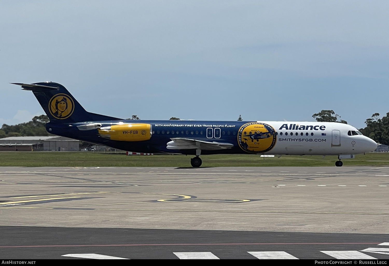 Aircraft Photo of VH-FGB | Fokker 100 (F28-0100) | Alliance Airlines | AirHistory.net #549731