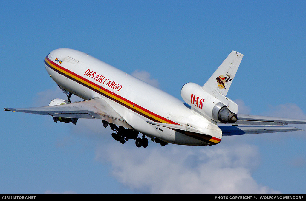 Aircraft Photo of 5X-ROY | McDonnell Douglas DC-10-30(F) | DAS Air Cargo - Dairo Air Services | AirHistory.net #549735
