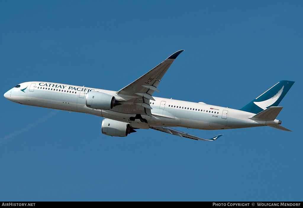 Aircraft Photo of B-LRE | Airbus A350-941 | Cathay Pacific Airways | AirHistory.net #549741