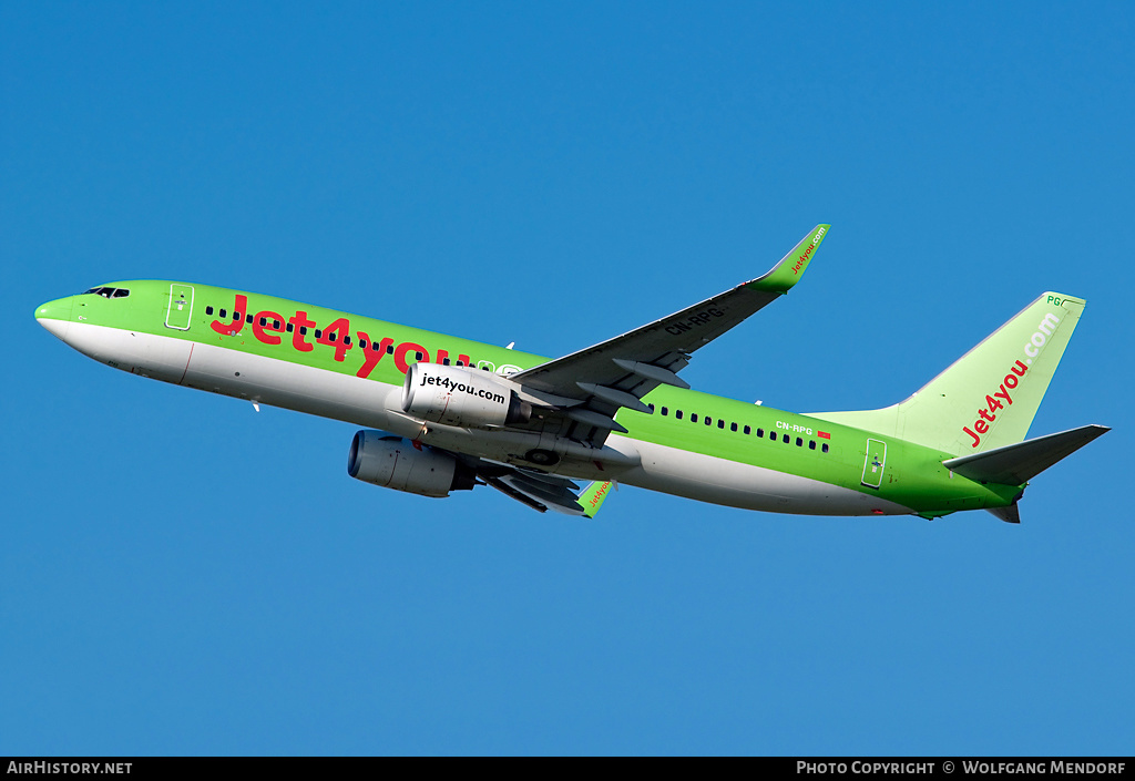 Aircraft Photo of CN-RPG | Boeing 737-8K5 | Jet4you | AirHistory.net #549748