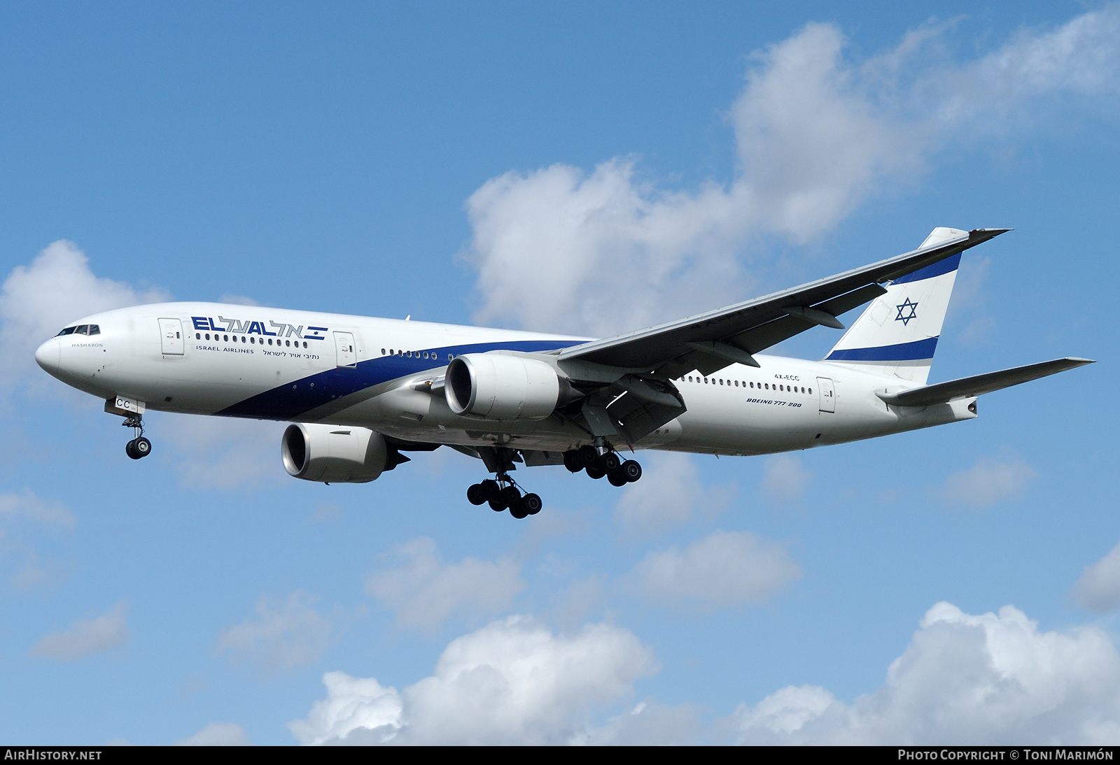 Aircraft Photo of 4X-ECC | Boeing 777-258/ER | El Al Israel Airlines | AirHistory.net #549765
