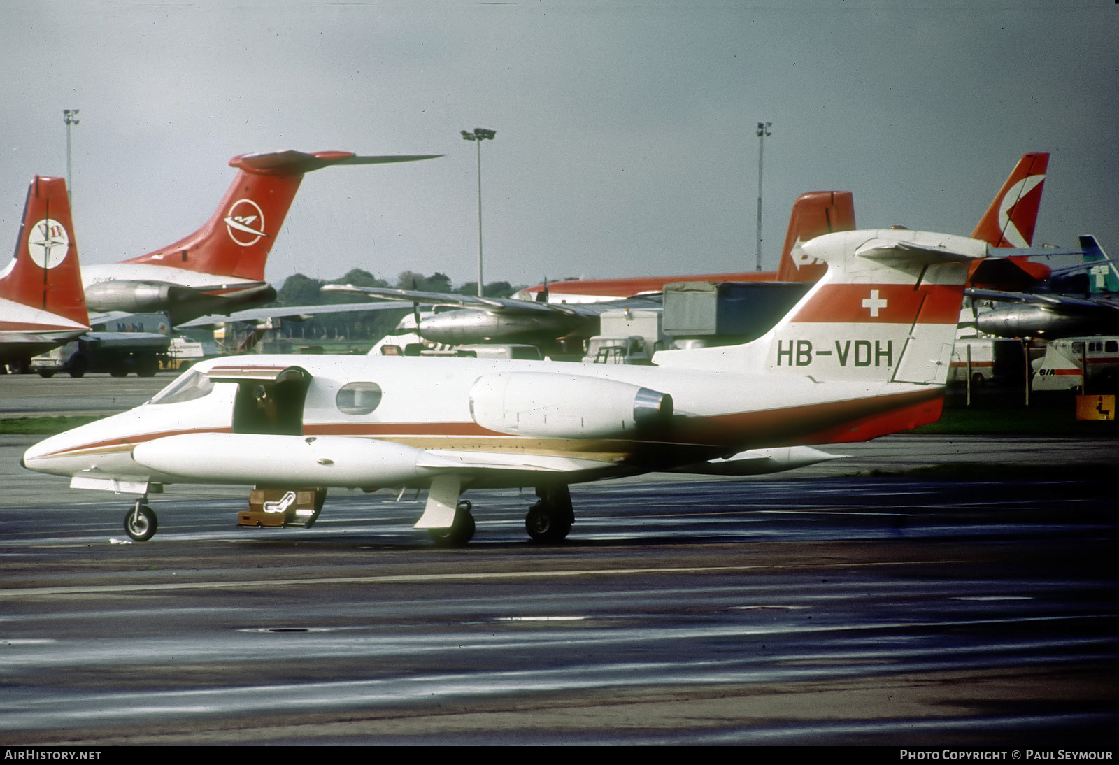 Aircraft Photo of HB-VDH | Lear Jet 24 | AirHistory.net #549795
