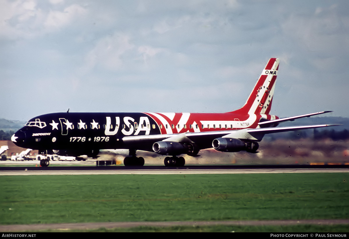 Aircraft Photo of N1776R | Douglas DC-8-32 | Overseas National Airways - ONA | AirHistory.net #549805