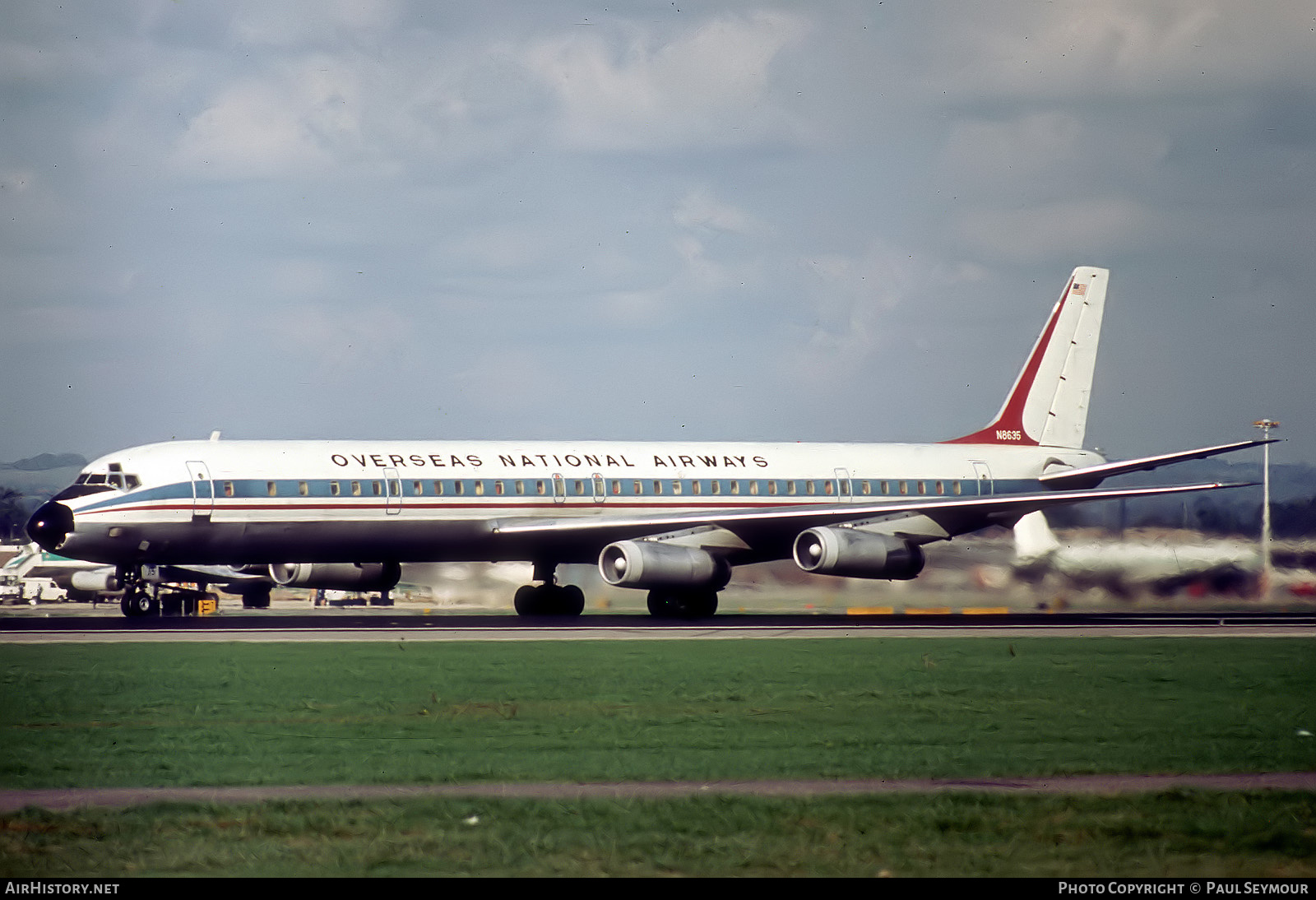 Aircraft Photo of N8635 | McDonnell Douglas DC-8-63CF | Overseas National Airways - ONA | AirHistory.net #549814