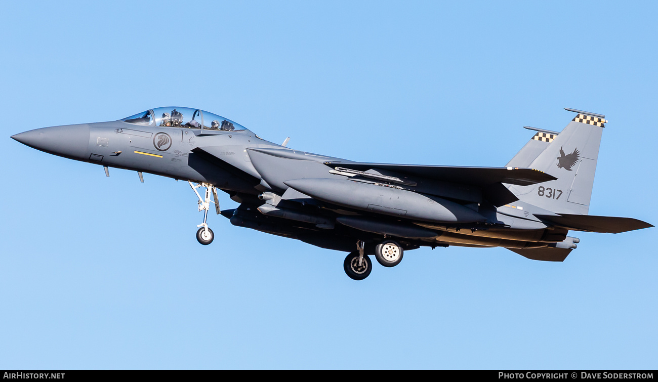 Aircraft Photo of 8317 | Boeing F-15S Strike Eagle | Singapore - Air Force | AirHistory.net #549815