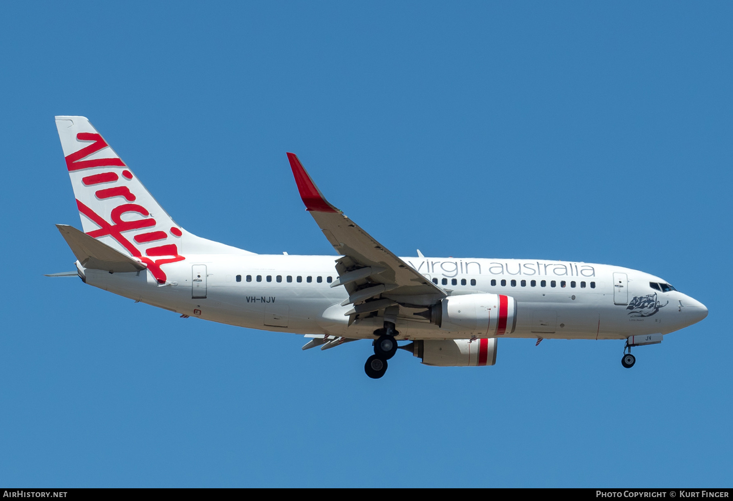 Aircraft Photo of VH-NJV | Boeing 737-7K2 | Virgin Australia Airlines | AirHistory.net #549825