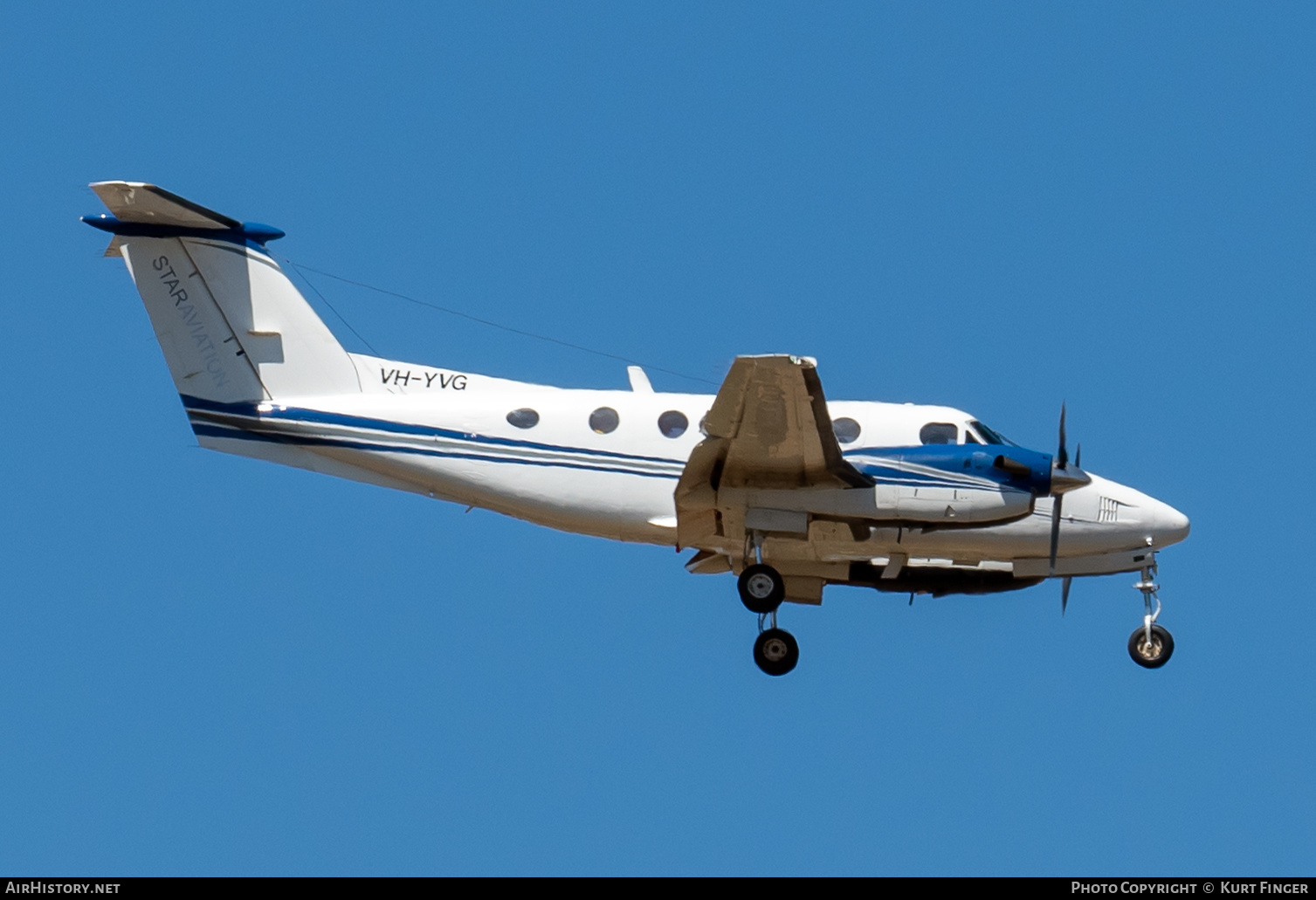 Aircraft Photo of VH-YVG | Beech 200 Super King Air | Star Aviation | AirHistory.net #549827