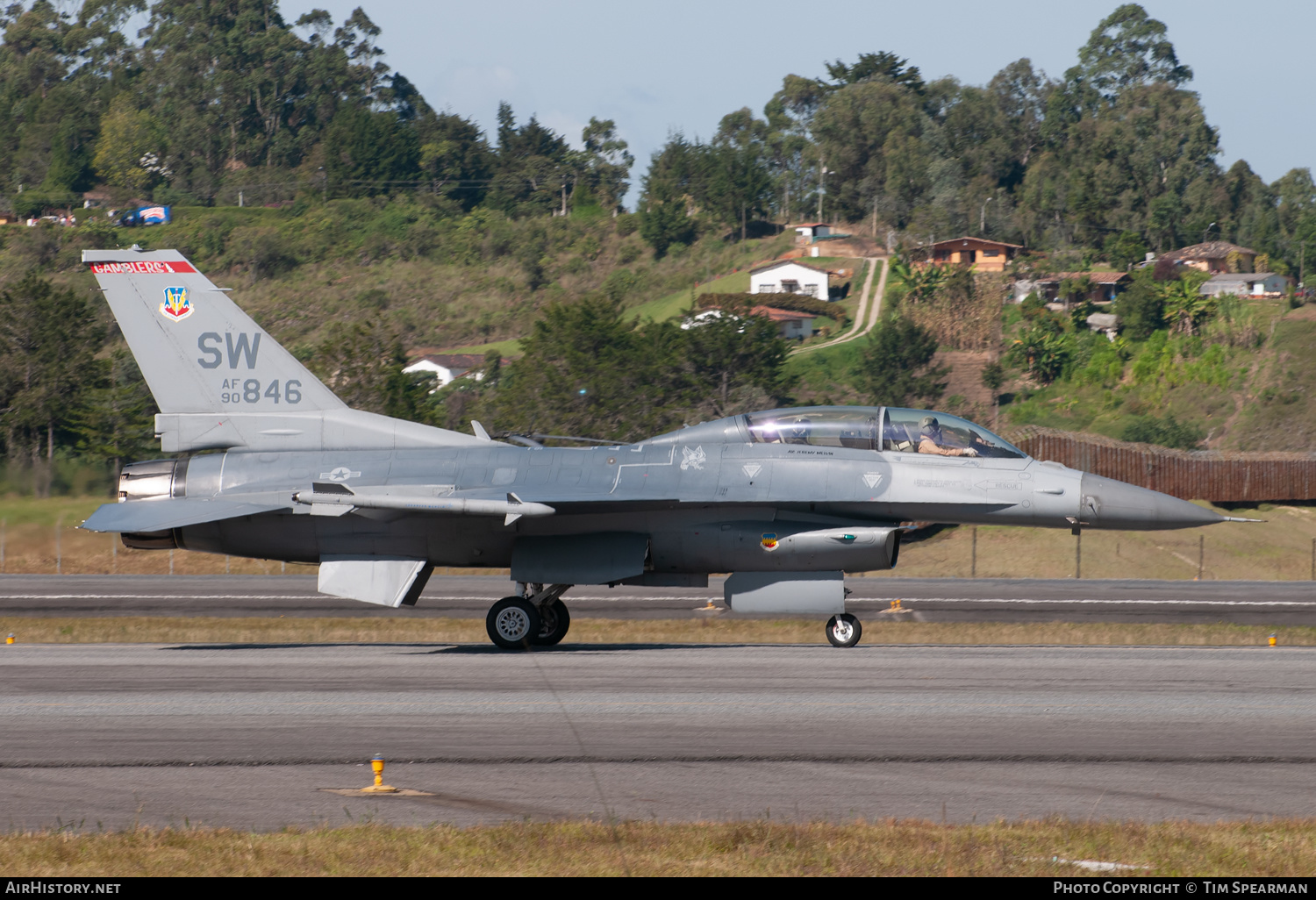 Aircraft Photo of 90-0846 / AF90-846 | Lockheed F-16DM Fighting Falcon | USA - Air Force | AirHistory.net #549839