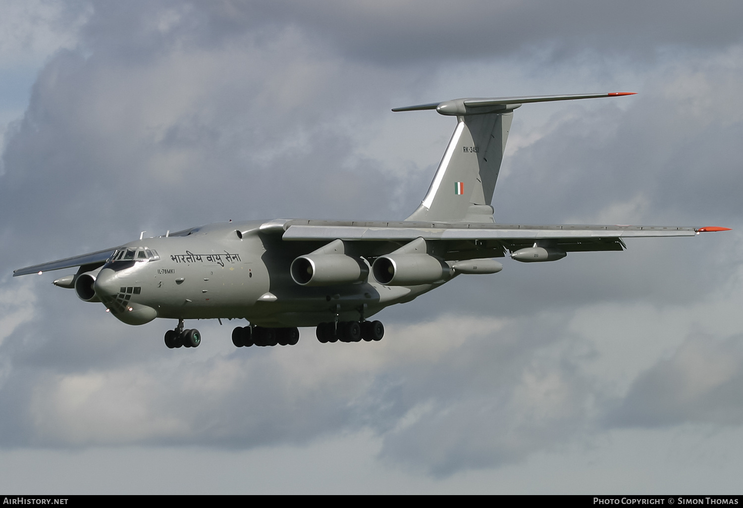 Aircraft Photo of RK-3452 | Ilyushin Il-78MKI | India - Air Force | AirHistory.net #549872