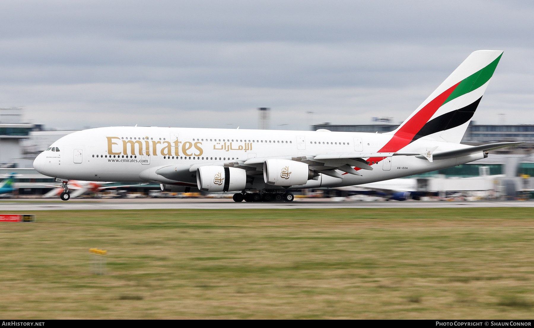 Aircraft Photo of A6-EOH | Airbus A380-861 | Emirates | AirHistory.net #549903