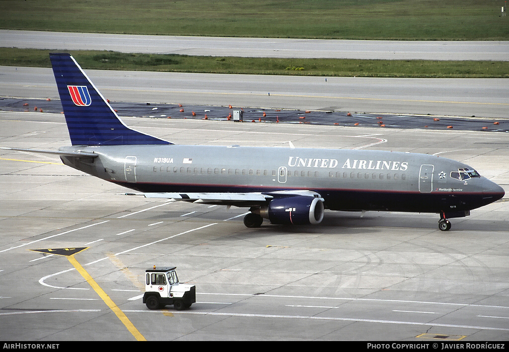 Aircraft Photo of N319UA | Boeing 737-322 | United Airlines | AirHistory.net #549911