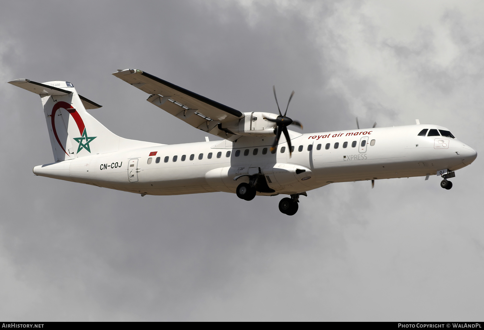 Aircraft Photo of CN-COJ | ATR ATR-72-600 (ATR-72-212A) | Royal Air Maroc Express | AirHistory.net #549928