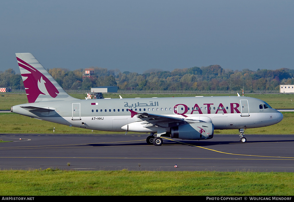 Aircraft Photo of A7-HHJ | Airbus ACJ319 (A319-133/CJ) | Qatar Airways | AirHistory.net #549974
