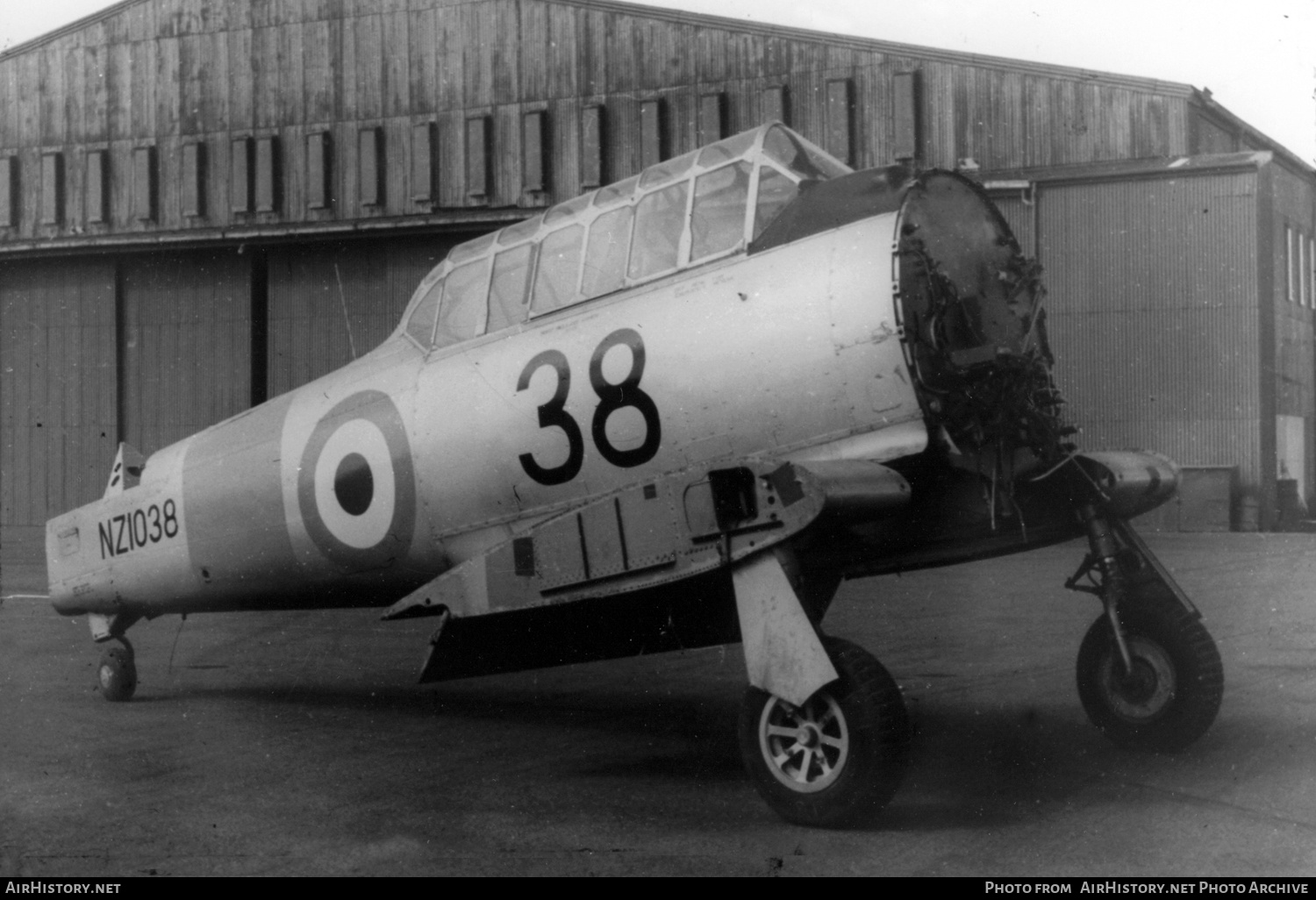 Aircraft Photo of NZ1038 | North American AT-6D Harvard IIA | New Zealand - Air Force | AirHistory.net #549976