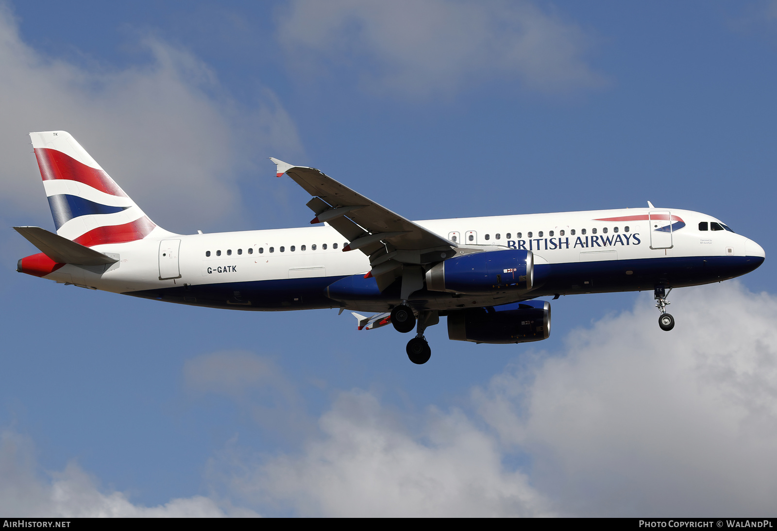 Aircraft Photo of G-GATK | Airbus A320-233 | British Airways | AirHistory.net #549991