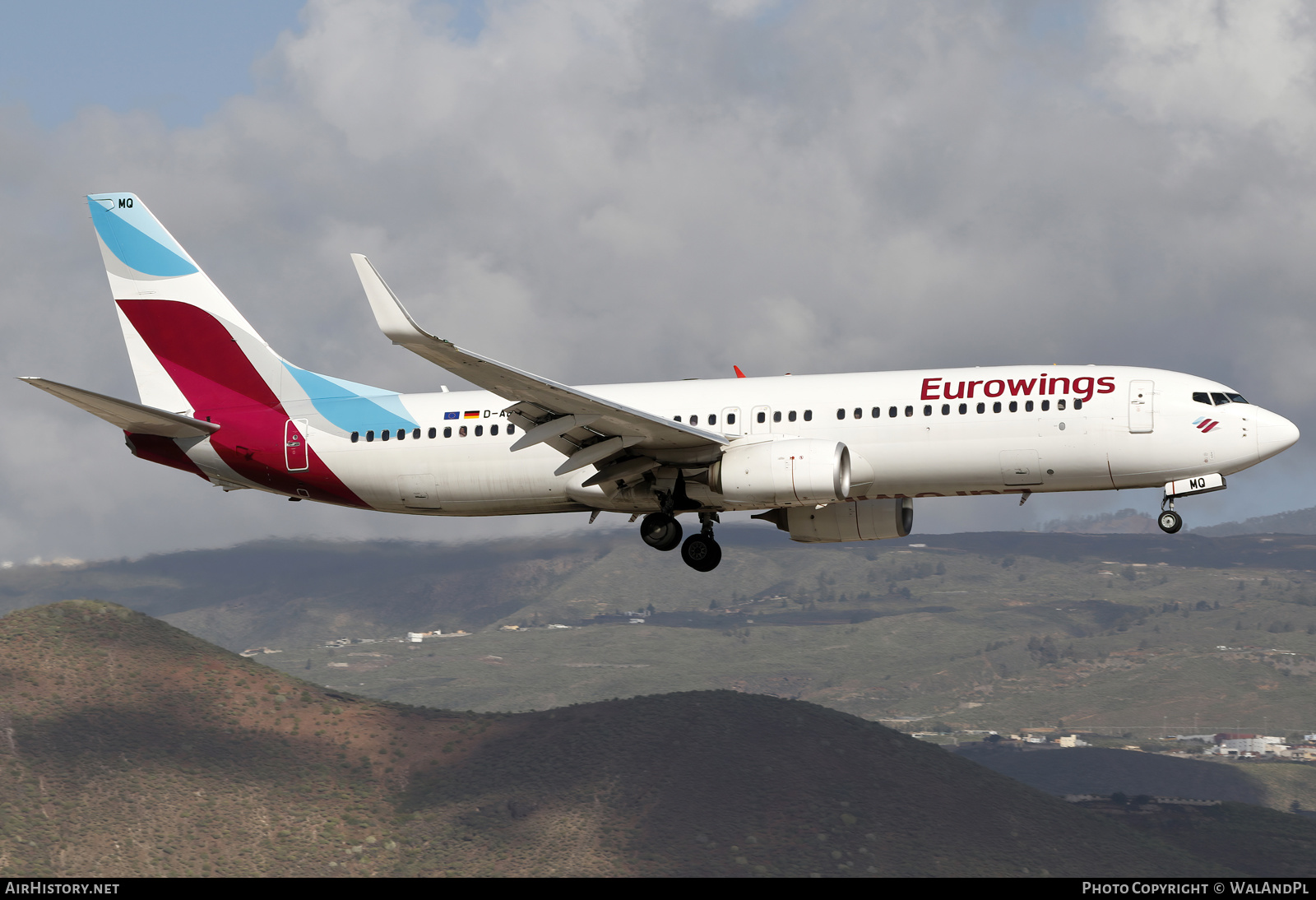 Aircraft Photo of D-ABMQ | Boeing 737-86J | Eurowings | AirHistory.net #550009