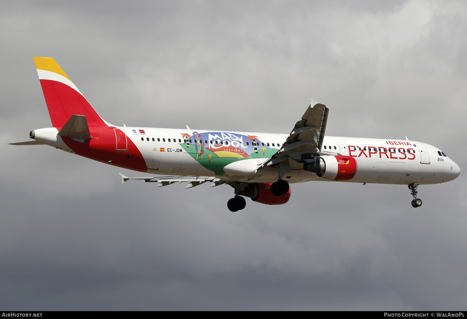 Aircraft Photo of EC-JDM | Airbus A321-213 | Iberia Express | AirHistory.net #550012