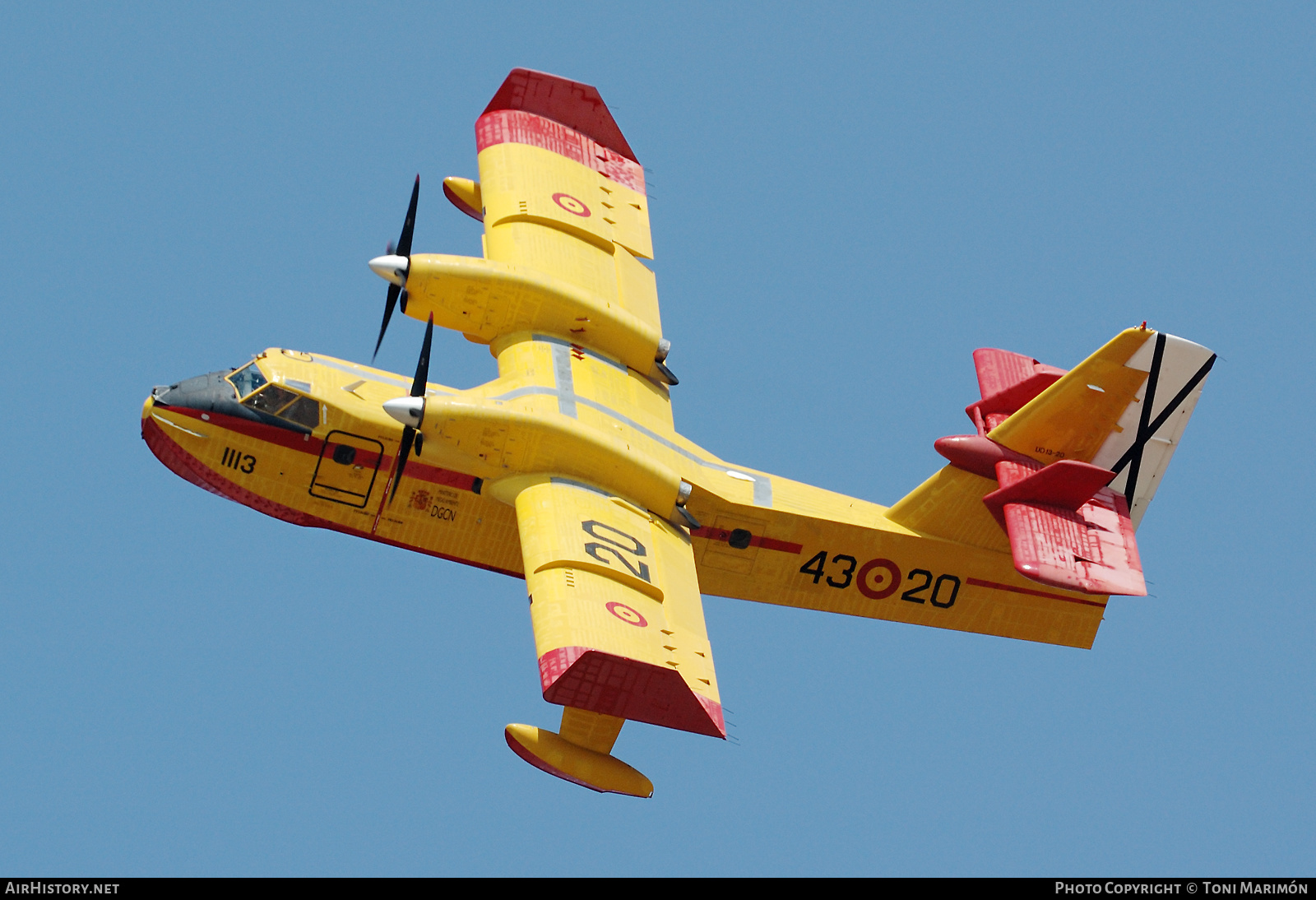 Aircraft Photo of UD.13-20 | Canadair CL-215T (CL-215-6B11) | Spain - Air Force | AirHistory.net #550030