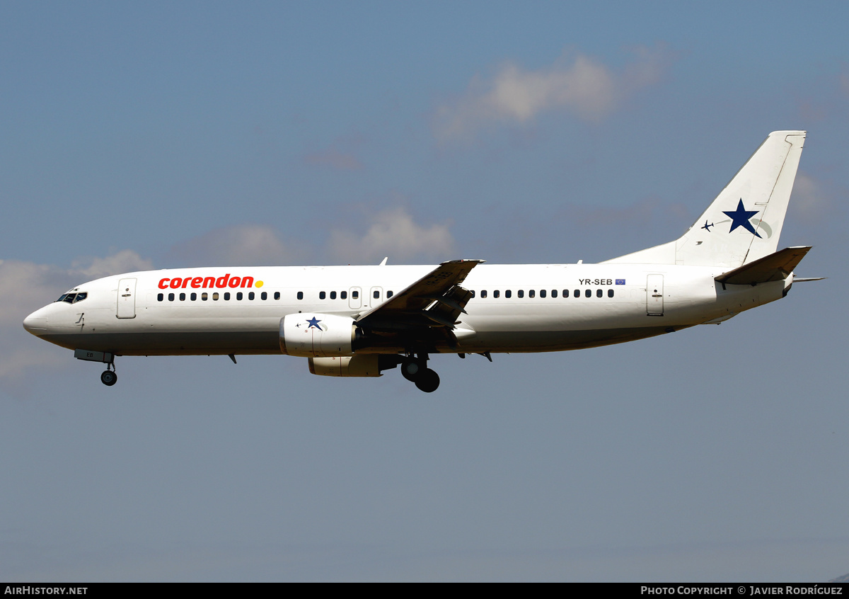 Aircraft Photo of YR-SEB | Boeing 737-484 | Corendon Airlines | AirHistory.net #550041