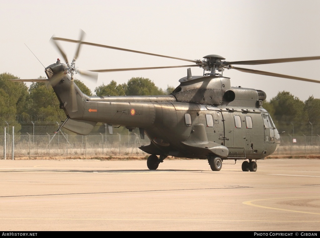 Aircraft Photo of HU.21-07 | Aerospatiale AS-332B1 Super Puma | Spain - Army | AirHistory.net #550076