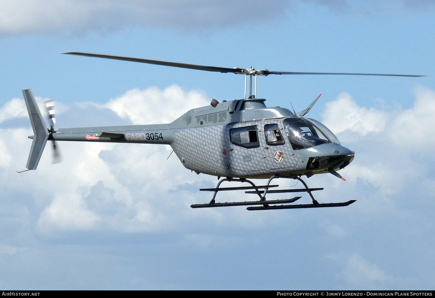 Aircraft Photo of 3054 / FARD 3054 | Bell CH-136 Kiowa (206A-1/COH-58A) | Dominican Republic - Air Force | AirHistory.net #550112