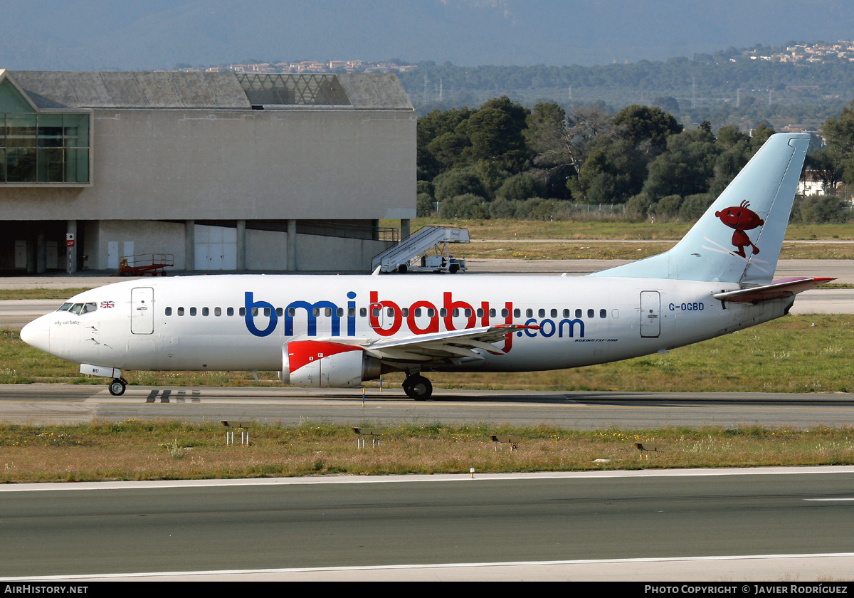 Aircraft Photo of G-OGBD | Boeing 737-3L9 | Bmibaby | AirHistory.net #550125