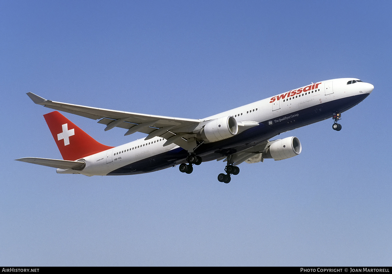 Aircraft Photo of HB-IQL | Airbus A330-223 | Swissair | AirHistory.net #550142