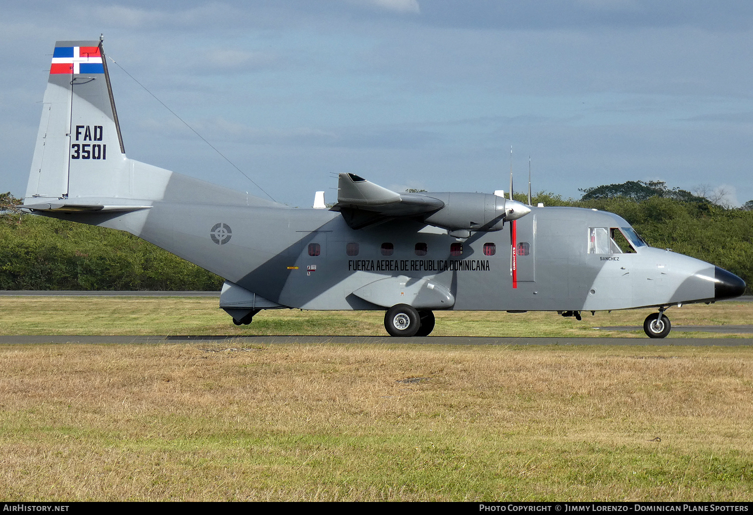 Aircraft Photo of 3501 / FAD 3501 | CASA C-212-400 Aviocar | Dominican Republic - Air Force | AirHistory.net #550164