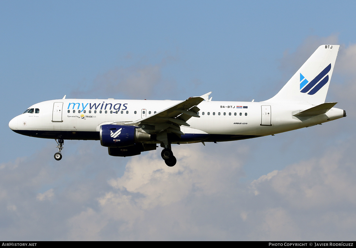 Aircraft Photo of 9A-BTJ | Airbus A319-112 | MyWings | AirHistory.net #550170